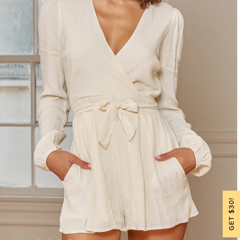 Long sleeve romper